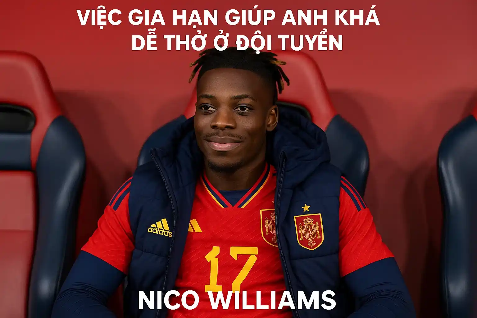 Việc gia hạn giúp anh khá dễ thở ở đội tuyển